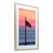 Stupell Industries USA Flag Against Sunset Framed Print Under Glass, design by Jeff Poe Photography